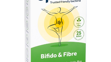 Probiotic cu Bifidobacterii si Fibre, 10 plicuri, OptiBac