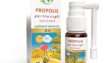 Propolis pentru copii 20 ml, spray gat, Justin pharma