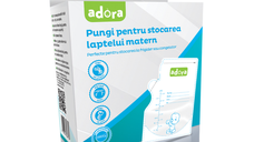 Pungi pentru stocarea laptelui matern, 30 bucati, Adora