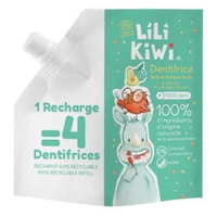 Rezerva Pasta de dinti pentru copii, 3-12 ani, Mar si para, 120 ml, Lilikiwi - 1