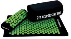 Saltea si perna, acupunctura si masaj, roz, REA Tape