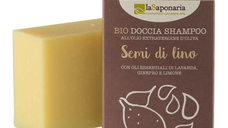 Sampon si gel de dus solid, 100g, La Saponaria