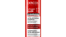 Sampon ultra-reparator pentru par deteriorat si fragil Dercos Collagen 17 Filler, 200 ml, Vichy
