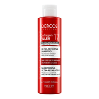 Sampon ultra-reparator pentru par deteriorat si fragil Dercos Collagen 17 Filler, 200 ml, Vichy - 1