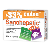 Sanohepatic 40+, 40 capsule, Zdrovit - 1