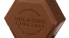 Sapun hexagonal ciocolata, unt de cacao, 100g, Apidava