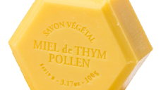 Sapun hexagonal cu miere si polen, 100 g, Apidava