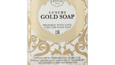 Sapun vegetal Luxury Gold cu frunza de aur, 250 g