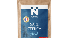 Sare celtica fina extrasa manual, 250g, Nutrific