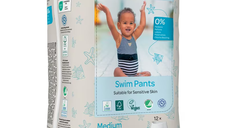 Scutec chilotel pentru baie Eco Swim, Marime M, +12 kg, 12 bucati, Bambo Nature