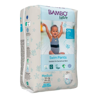 Scutec chilotel pentru baie Eco Swim, Marime M, +12 kg, 12 bucati, Bambo Nature - 1