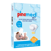 Scutec pentru copii cu punga pentru colectarea urinei, +11 kg, 2 bucati, PineMed - 1