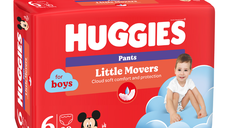Scutece chilotel, Baieti, Marimea 6, 15-25 kg, 30 bucati, Huggies