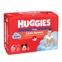 Scutece chilotel, Baieti, Marimea 6, 15-25 kg, 30 bucati, Huggies - 1