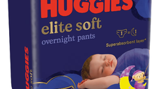 Scutece chilotel de noapte Elite Soft Pants Overnight Nr.3, 6-11kg, 23 bucati, Huggies