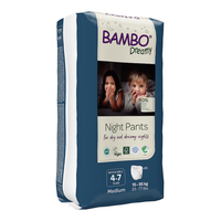 Scutece chilotel Eco, Dreamy Night, Unisex, Medium, 4-7ani, 15-35kg, 10 bucati, Bambo Nature - 1