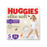 Scutece chilotel Elite Soft Pants Nr.5, 12-17 kg, 34 bucati, Huggies - 1