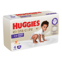 Scutece chilotel Extra Care Pants, Marimea 4, 9-14 kg, 38 bucati, Huggies - 1