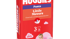 Scutece chilotel, Fetite, Marimea 3, 6-11 kg, 58 bucati, Huggies