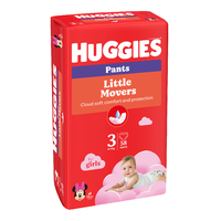 Scutece chilotel, Fetite, Marimea 3, 6-11 kg, 58 bucati, Huggies - 1