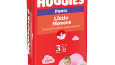 Scutece chilotel, Fetite, Marimea 3, 6-11 kg, 58 bucati, Huggies