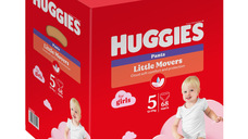 Scutece chilotel, Fetite, Marimea 5, 12-17 kg, 68 bucati, Huggies