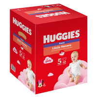 Scutece chilotel, Fetite, Marimea 5, 12-17 kg, 68 bucati, Huggies - 1
