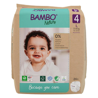Scutece Ecolabel, marimea 4, 7-14 kg, 22 bucati, Bambo Nature - 1