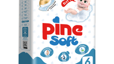 Scutece extra large Soft, 15+ kg, 44 bucati, PINE