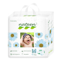 Scutece hipoalergenice Flex&Fit Premium, M, Nr.3, 6-10kg, 18 bucati, Nateen - 1