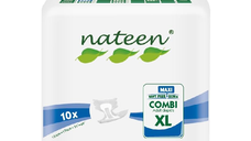 Scutece pentru adulti Combi Plus Line, marimea XL, 10 bucati, Nateen