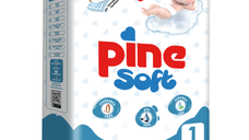 Scutece pentru nou nascut Soft, 2-5 kg, 54 bucati, PINE