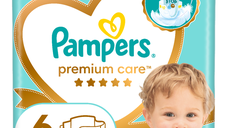 Scutece Premium Care, marimea 6, 15+kg, 38 bucati, Pampers