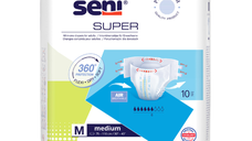 Scutece Super Medium, 10 bucati, Seni
