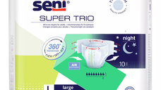 Scutece Super Trio Large, 10 bucati, Seni