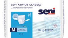 Scutece tip chilot pentru adulti Active Classic Medium, 10 bucati, Seni