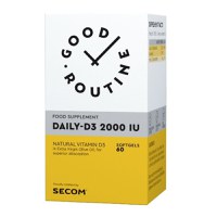 Secom Good Routine Daily D3 2000 IU, 60 capsule - 1