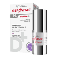 Ser antirid cu 10% Vitamina C H3 Derma+, 15 ml, Gerovital - 1