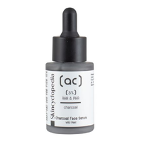 Serum facial exfoliant cu Carbune si Complex 5% AHA + PHA, 30ml, Skincyclopedia - 1