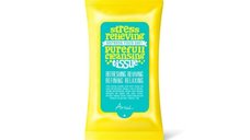 Servetele de curatare a tenului Stress Relieving, 15 bucati, Ariul
