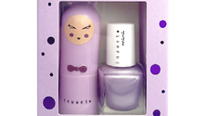 Set copii Balsam de buze cu parfum de bezea & oja cu parfum de coacaze, Inuwet