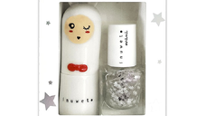 Set copii Balsam de buze cu parfum de vata de zahar & oja fara parfum, Inuwet