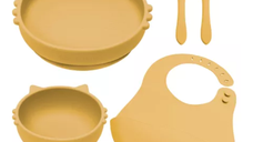 Set diversificare din silicon Kitty, 6 luni+, Honey, Appekids