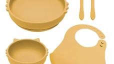 Set diversificare din silicon Kitty, 6 luni+, Honey, Appekids