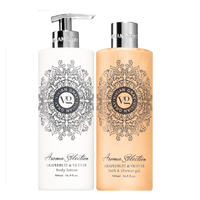 Set gel dus si Lotiune corp Grapefruit&Vetiver, 2x500ml, Vivian Gray - 1