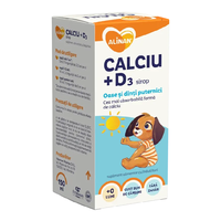 Sirop Calciu si vitamina D3 Alinan, 150 ml, Fiterman Pharma - 1