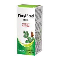 Sirop natural din muguri de pin si brad, 100 ml, Vitalia - 1