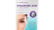 Skin Republic Masca coreeana de fata cu Acid Hialuronic si Colagen, 25 ml