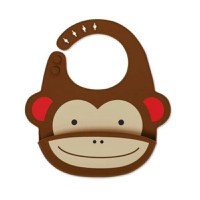 Skip Hop Bavetica din silicon, Maimutica - 1