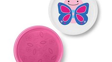 Skip-Hop Set farfurii anti-alunecare, Fluture